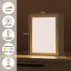 Lijnen - Patroon - Symmetrisch Light Box met kabel (Tafellamp) klein 925 -USP_NL