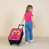 Roze ranger Kinderkoffer - Zwart klein -sfeer1