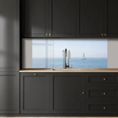 Horizon - Zeilboot - Zee keuken achterwand 2 middel -sfeer1