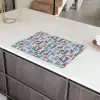 Retro - Disco - Laarzen - Multi Inductie beschermer vinyl 3mm klein 276 -sfeer8