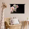 Orchidee - Bloemen - Roze - Stilleven - Flora Wandkleed katoen klein -wsfeer5_kind