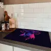 Stier - Neon - Zwart - Kleur Inductie beschermer vinyl 3mm klein -sfeer3