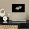 Hotdog - Porselein - Delfts blauw - Eten poster papier klein -sfeer1