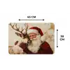 Kerstman - Rendier - Kerst - Christmas Placemat vinyl groot -specs