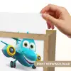 Vliegtuig - Blauw - Kinderen - Jongens Light Box met kabel (Kinderlampje) klein -USP_websiteprintNL