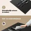 Bestek - Zwart Inductie beschemer met haakjes klein -ky-schoon-nl