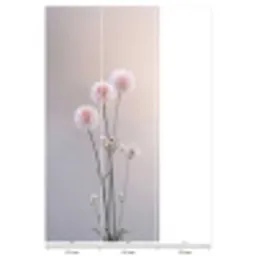 Bloemen - Bollen - Roze Behang Vlies klein -USP_banen