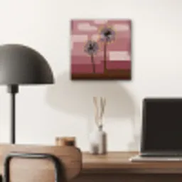 Illustratie - Bloemen - Vlakken - Abstract aluminium wit klein -sfeer5