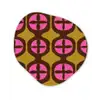 Modern - Patroon - Roze Wandcirkel Organisch Aluminium middel 851 -3d