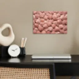 Schelpen - Patroon - Roze poster papier klein -sfeer1