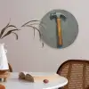 Hamer - Schilderij - Gereedschap Akoestische PET Vilt - Rond klein -sfeer3