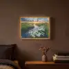 Beekje - Landschap - Margriet Light Box met batterij (Wandlamp) middel -sfeer4