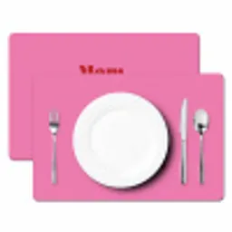 Moeder - Boodschap -Roze Placemat vinyl groot -zzsfeer2_Kitchenyeah-website