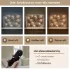 Droogbloemen - Bruin - Natuur Light Box met batterij (Wandlamp) middel -USP_lichtkleurNL