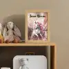 Eenhoorn - Meisje - Roze - Bloemen - Sprookje Light Box met kabel (Kinderlampje) klein -sfeer2_kind
