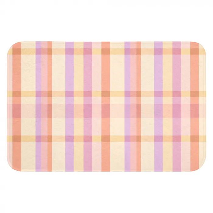 Pastel - uitpatroon - Geometrisch Badmat klein 997 -3d