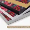 Klaprozen - Roze - Bloemen - Botanisch - Kunst Textielframe zwart klein -USP_kleurenNL