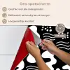 Wit - Zwart - Dynamisch - Patroon keuken achterwand spatscherm klein 900 -spatscherm_NL