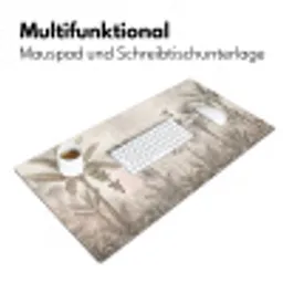 Jungle - Banenboom - Kolibrie - Beige Muismat XXL klein -ysfeer4_duits