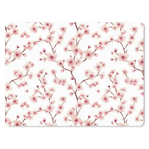 Kersenbloesem - Takken - Roze muismat rubber klein 262 -3d