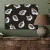 Oesters - Vissen - Blauw - Goud PET vilt klein -sfeer2