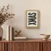 Kerst - Christmas - Japandi - Beige Light Box met kabel (Tafellamp) klein -sfeer2