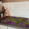 Neon - Paars - Dieren - Patroon Inductie beschermer vinyl 3mm klein 276 -sfeer3