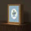 Illustratie - Bessen - Blauw - Strepen Light Box met kabel (Tafellamp) klein -z3d_website