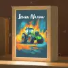 Abstract - Tractor - Groen Light Box met kabel (Kinderlampje) klein -zzz_3d_website