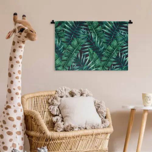 Bladeren - Tropical - Jungle Wandkleed katoen klein -wsfeer5_kind