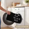 Quotes - WC papier - They see me rollin - Zwart - Spreuken Badmat klein -USP_WasbaarFR