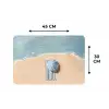 Strandlaken - Strepen - Parasol - Strand Placemat vinyl groot -specs