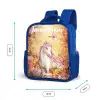 Eenhoorn - Vlinder - Roze - Manen Kinderrugzak - Blauw middel -productfoto_formaten