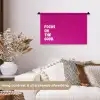 Focus on the good - Roze - Simple Wandkleed katoen klein -sfeer1