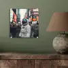 Stad - Mensen - Astronaut - Wit plexiglas 5mm klein -sfeer3