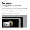 Cupcake - Eten - Goud - Zwart Muismat XXL klein -sfeer5
