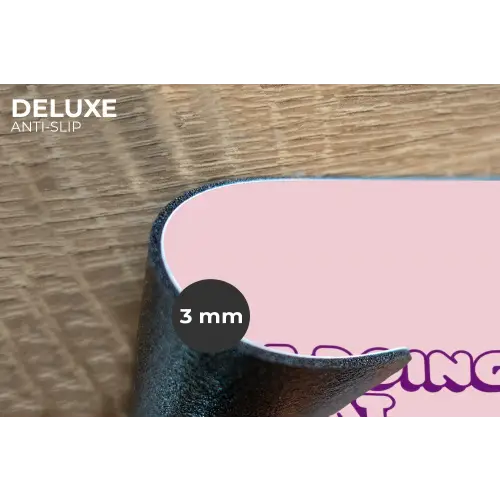 You're doing great - roze - 3D Placemat vinyl groot -closeup