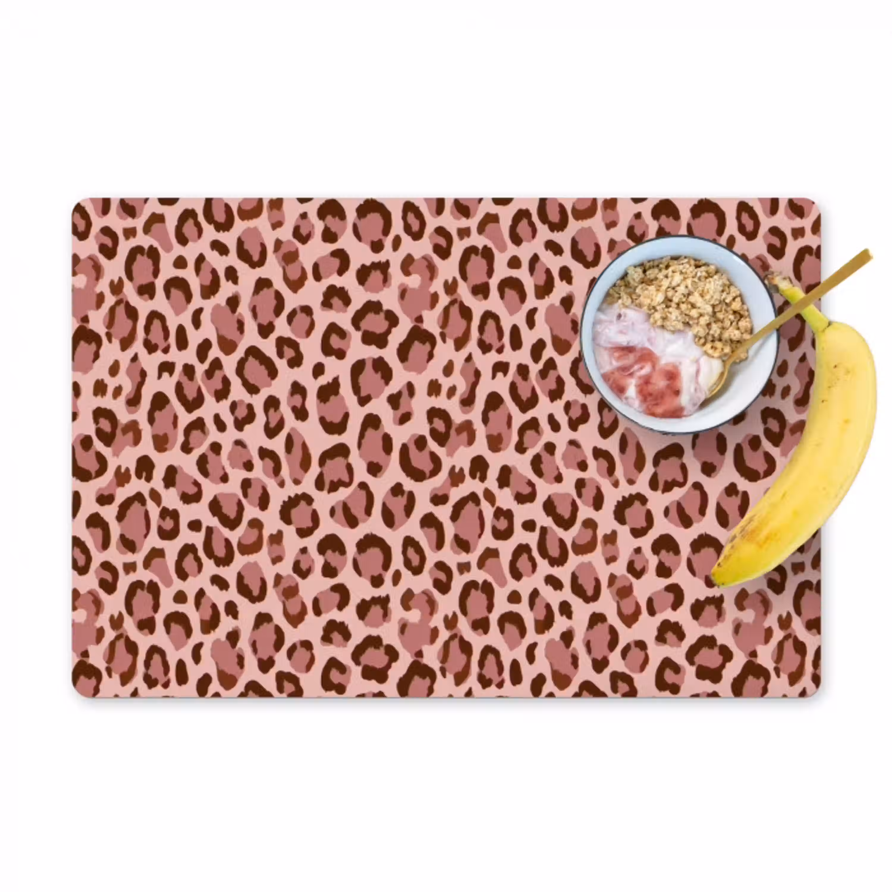 Luipaard - Patroon - Roze Placemat vinyl groot 368 -zzzproduct_Kitchenyeah-website