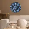 Bessen - Blauw - Fruit Akoestische PET Vilt - Rond klein -sfeer1