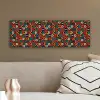 Bruin - Retro - Disco - Patroon canvas 2cm klein 828 -sfeer3