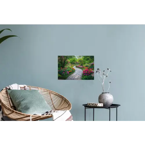 Park - Bloemen - Tuin Muursticker klein -plant