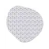 Anker - Haven - Blauw - Wit Wandcirkel Organisch Forex 3mm klein 629 -3d