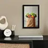 Papieren - Boodschappen - Groente - Kleurrijk fotolijst zwart zonder passe partout klein -sfeer1