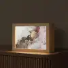 Rood - Marmer - Goud Light Box met kabel (Tafellamp) klein -z3d_website