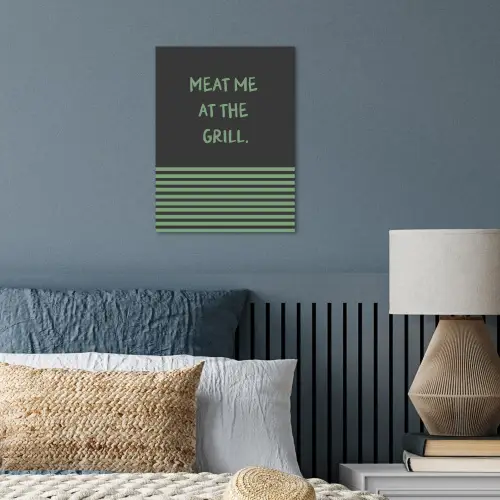 Quote - Groen - Grill - Zomer poster papier klein -sfeer2