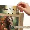 Paard - Bloemen - Natuur - Dieren - Bos - Oranje Light Box met kabel (Kinderlampje) klein -USP_websiteprintNL