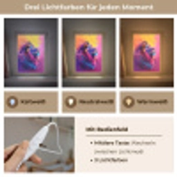 Leeuw - Verf- Kleuren - Dier Light Box met kabel klein -USP_lichtkleurDE