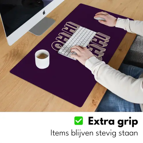 Oh hi - Paars - 3D Muismat XXL klein -sfeer3