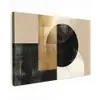 Abstract - Goud - Zwart - Kunst canvas 2cm klein -z3d