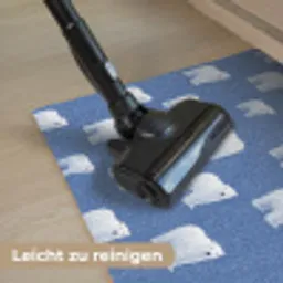 IJsbeer - Patroon - Blauw Deurmat klein 898 -reinigen_DE
